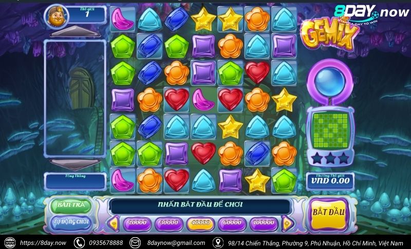 Sanh game Slots 8DAY - Hinh 2: Tua game Gemix 8DAY